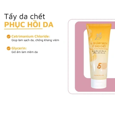Kem tẩy da chết thải độc Trị Z9 310g - NPP chính hãng, giảm giá 15k, chỉ 50.000đ 3 Kem tẩy da chết thải độc Trị Z9 310g - NPP chính hãng, giảm giá 15k, chỉ 50.000đ 3