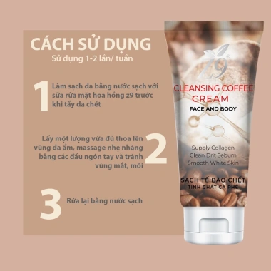Kem tẩy da chết thải độc Trị Z9 310g - NPP chính hãng, giảm giá 15k, chỉ 50.000đ