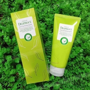Kem tẩy da chết trà xanh Deoproce - Da mịn màng, chỉ 219.000₫ (giảm từ 284.700₫)