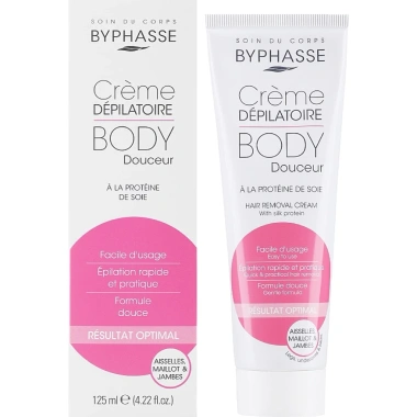 Kem Tẩy Lông Byphasse Chiết Xuất Tơ Tằm Dịu Nhẹ cho Da Nhạy Cảm 125ml Giá chỉ 99.000đ 3