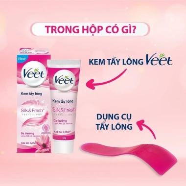 Kem Tẩy Lông Veet 30g - Mềm Mại, Loại Bớt Lông Nhanh, Giá 88.000₫ 3