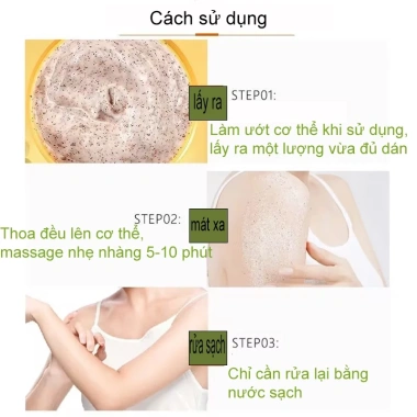 Kem tẩy tế bào chết 250ml làm trắng da nhanh, làm sạch sâu, sáng màu da, giảm giá 145k
