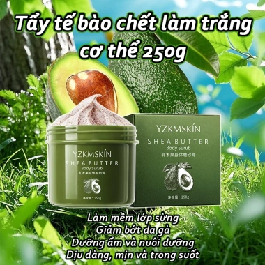 Kem tẩy tế bào chết 250ml làm trắng da nhanh, làm sạch sâu, sáng màu da, giảm giá 145k