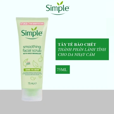 Kem tẩy tế bào chết Simple Kind to Skin 75ml - Da mặt nhạy cảm, giảm giá 74.999 VND