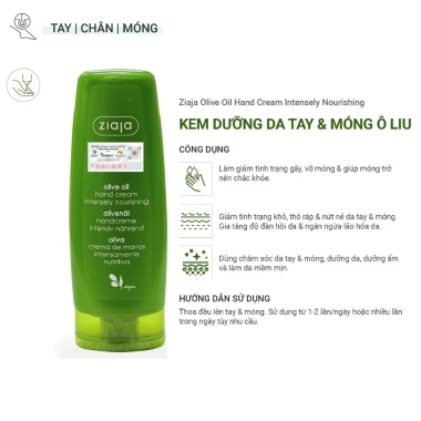 Kem Tay Ziaja Olive Oil 80ml - Dưỡng sâu, mềm mịn tay & móng, giảm còn 169.000₫