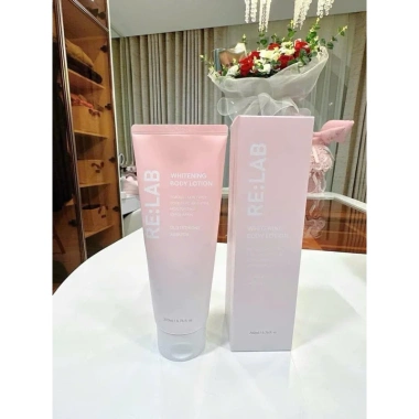 Kem trắng da RE:LAB Whiten Body Lotion 200ml - Dưỡng trắng, cấp ẩm Glutathione + Arbutin, giảm giá 285.000₫