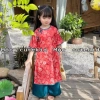 Kèm Tuban LeNguyen Baby – Bộ áo dài uyển nhi bé gái Tết, Gấm và Lụa mềm mại 139.000₫ 4