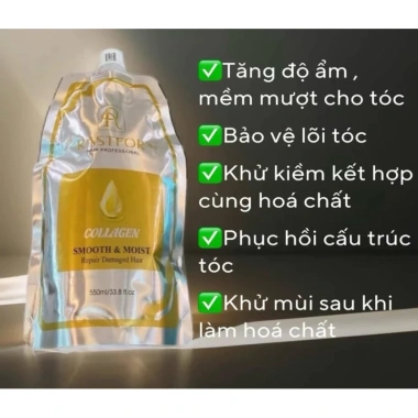 Kem ủ hấp tóc Collagen RASTFOR 550ml - Dưỡng sâu, chắc khỏe, giảm giá 195.000 VND 5