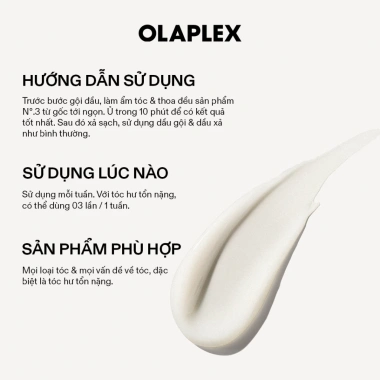 Kem ủ Olaplex No.3 Hair Perfector 100ml - Phục hồi tóc hư tổn giảm tóc chẻ giá 785.000đ