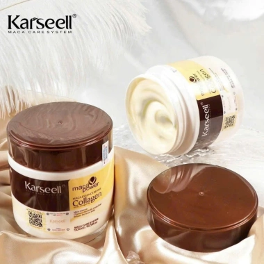 Kem ủ Phục Hồi Tóc Công Thức Ý Collagen Karseell 500ml - Dưỡng sâu, mọc nhanh, giảm rụng, giá 199.000₫