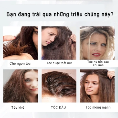 Kem ủ tóc Dầu xả Collagen dưỡng ẩm - Phục hồi tóc hư tổn, ngăn rụng 140k