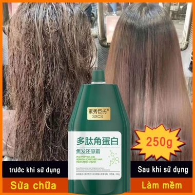 Kem ủ tóc Dầu xả Collagen dưỡng ẩm - Phục hồi tóc hư tổn, ngăn rụng 140k