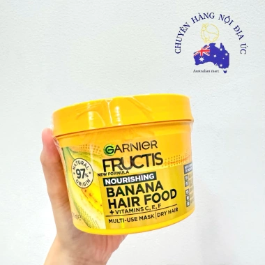 Kem Ủ Tóc Garnier Fructis 3IN1 Hair Food 390ml Bản Úc - Phục Hồi Tóc Hư Tổn, Dưỡng Mềm Mượt Giá 329k