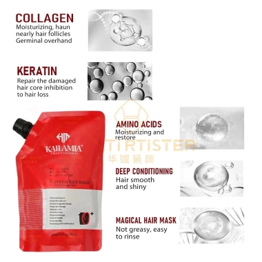 Kem ủ tóc Hendi 500ml - Dưỡng phục hồi sâu Keratin Collagen Amino Acid Kailamia, giảm giá 179.022₫