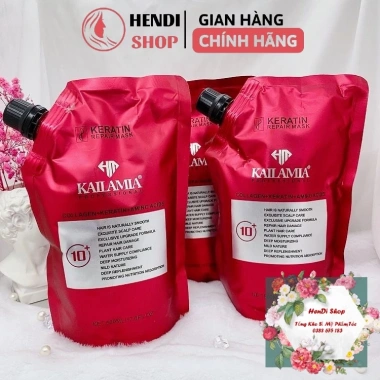Kem ủ tóc Hendi 500ml - Dưỡng phục hồi sâu Keratin Collagen Amino Acid Kailamia, giảm giá 179.022₫