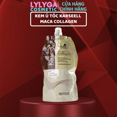 Kem ủ tóc Karseell Maca Power Collagen 500ml - Phục hư tổn, hấp thẳng mượt, 65k