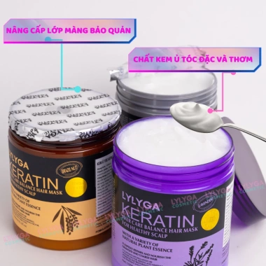 Kem ủ tóc Keratin Collagen LYLYGA Lavender 1.000ml/500ml - Dưỡng, phục hồi, dầu xả, giảm giá 82k 4 Kem ủ tóc Keratin Collagen LYLYGA Lavender 1.000ml/500ml - Dưỡng, phục hồi, dầu xả, giảm giá 82k 4