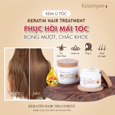 Kem Ủ Tóc Keumyon Keratin 250g-500g - Tóc Chắc Khoẻ, Giảm Chẻ Ngọn, Giá Ưu Đãi 159.000đ 6 Kem Ủ Tóc Keumyon Keratin 250g-500g - Tóc Chắc Khoẻ, Giảm Chẻ Ngọn, Giá Ưu Đãi 159.000đ 6