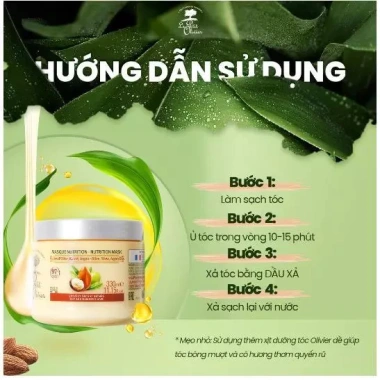 Kem ủ tóc Le Petit Olivier 330ml chính hãng - Phục hồi hư tổn, nuôi dưỡng chuyên sâu, chỉ 400.000₫
