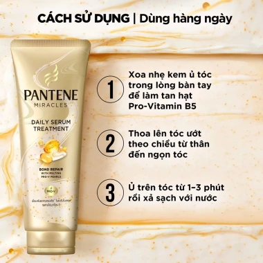 Kem xả Pantene Miracles Serum 180ml - Dưỡng sâu, mượt mịn, giảm gãy rụng, 119k 2 Kem xả Pantene Miracles Serum 180ml - Dưỡng sâu, mượt mịn, giảm gãy rụng, 119k 2