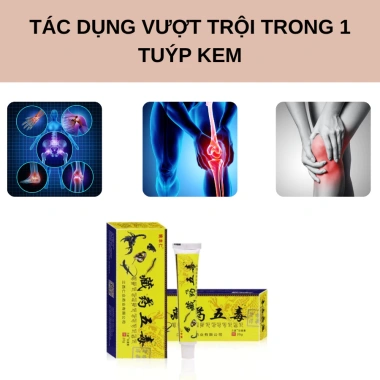 Kem Xoa Bóp Xương Khớp Ngũ Độc Tây Tạng - Dứt Điểm Đau, Thành Phần Tự Nhiên, Hiệu Quả Tức Thì, An Toàn - Chỉ 16.000₫ 4 Kem Xoa Bóp Xương Khớp Ngũ Độc Tây Tạng - Dứt Điểm Đau, Thành Phần Tự Nhiên, Hiệu Quả Tức Thì, An Toàn - Chỉ 16.000₫ 4