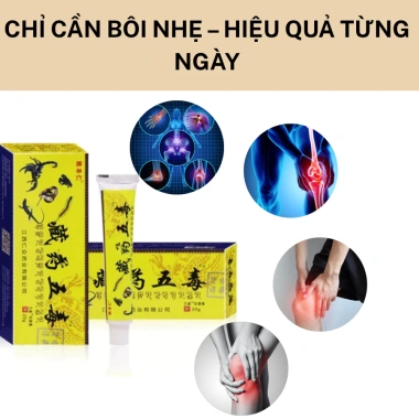 Kem Xoa Bóp Xương Khớp Ngũ Độc Tây Tạng - Dứt Điểm Đau, Thành Phần Tự Nhiên, Hiệu Quả Tức Thì, An Toàn - Chỉ 16.000₫ 5 Kem Xoa Bóp Xương Khớp Ngũ Độc Tây Tạng - Dứt Điểm Đau, Thành Phần Tự Nhiên, Hiệu Quả Tức Thì, An Toàn - Chỉ 16.000₫ 5