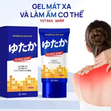 Kem Xoa Bóp Xương Khớp Yutaka Warm 50g - Giảm Nhức Mỏi, Thư Giãn Cơ Thể, Gừng Ngải Cứu, Giá 68.600đ 5 Kem Xoa Bóp Xương Khớp Yutaka Warm 50g - Giảm Nhức Mỏi, Thư Giãn Cơ Thể, Gừng Ngải Cứu, Giá 68.600đ 5
