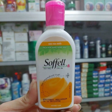 KEM XOA ĐUỔI MUỖI SOFFELL 60ML - Chống muối 10h Giá 38.000 VND Tiết kiệm KEM XOA ĐUỔI MUỖI SOFFELL 60ML - Chống muối 10h Giá 38.000 VND Tiết kiệm