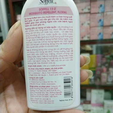 KEM XOA ĐUỔI MUỖI SOFFELL 60ML - Chống muối 10h Giá 38.000 VND Tiết kiệm