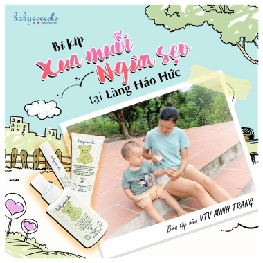Kem xua muỗi Babycoccole tía tô đất - Xịt va Bút chấm cho bé 0m+ giá 255k