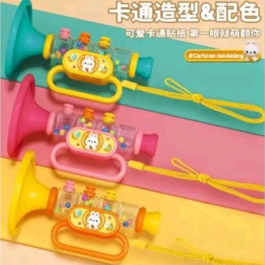 Kèn trumpet trẻ em Đồ chơi âm nhạc giáo dục, phát triển tư duy, giá 58.000đ 2