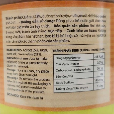 KEO 900g Mơ Xí Muối Giải Khát Thanh Bình - Mơ Khô Ngọt Lành, Giá 59.699 VND