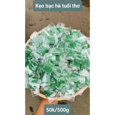 Kẹo bạc hà 500g - Hàng tết, vị mát thơm, giảm giá chỉ 50.000 VND