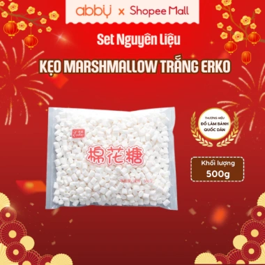 Kẹo bấc Marshmallow Erko 1kg - vị ngọt thanh, mềm thơm, giảm giá 30% chỉ 30.000₫ 3