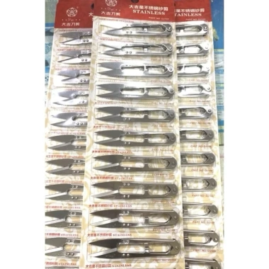 Kéo Bấm Chỉ Lưỡi Inox Cao Cấp DJ-109 - Vỉ 12 Chiếc, Cắt Nhanh, Bền Đẹp, Giá Ưu Đãi 169k 3