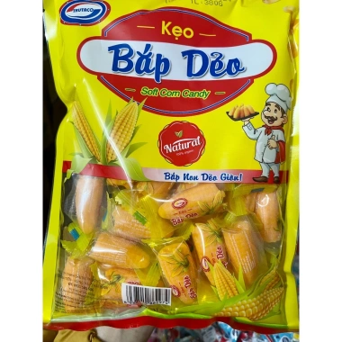Kẹo Bắp Dẻo Hương Tuổi Thơ 400g - Siêu Ngon, Giá giảm 39.000 VND, Vị ngô ngọt
