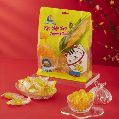 Kẹo Bắp Dẻo Nhân Chảy 500gr - 1kg Túi Đại Long, Giá chỉ 110.000 VND, giảm mạnh 8
