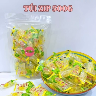Kẹo Bắp Dẻo Nhân Chảy 500gr - 1kg Túi Đại Long, Giá chỉ 110.000 VND, giảm mạnh 10
