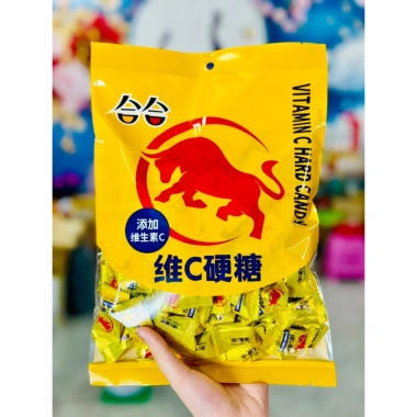 Kẹo Bò Húc 350g - Viên ngậm vị bò húc thơm ngon, giảm giá còn 17.500đ, ăn vặt Tiểu Đồng