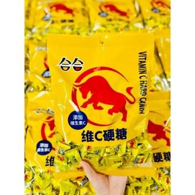 Kẹo Bò Húc 350g - Viên ngậm vị bò húc thơm ngon, giảm giá còn 17.500đ, ăn vặt Tiểu Đồng