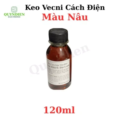 Keo cách điện THIFE Đài Loan Vecni 120-500ml (1 chai) Nâu Chống nhiệt, bảo vệ linh kiện điện tử, giá ưu đãi