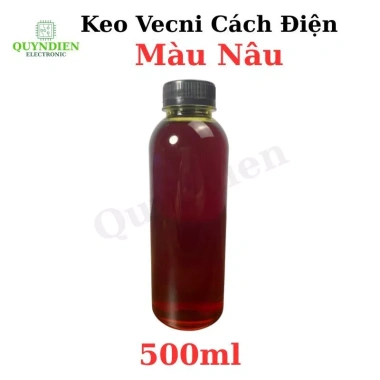 Keo cách điện THIFE Đài Loan Vecni 120-500ml (1 chai) Nâu Chống nhiệt, bảo vệ linh kiện điện tử, giá ưu đãi