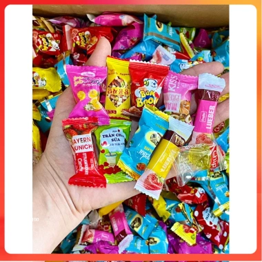 Kẹo Cân Mix 10 Loại - Gói 1kg Kẹo Tết Mix Vị, Giá chỉ 39.000đ, chất lượng cao