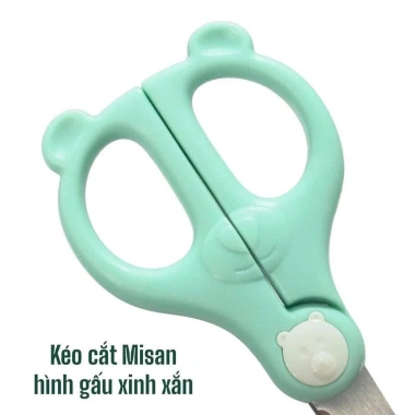 Kéo cắt ăn dặm Misan - Cắt nhanh, hộp đựng xinh, giá ưu đãi 50.000đ
