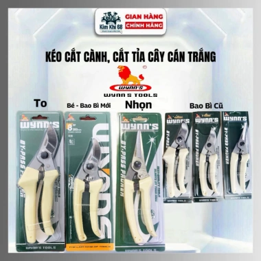 Kéo cắt cành, cắt tỉa cây cán trắng Wynns đa năng, bền bỉ, giá 74.000 đồng