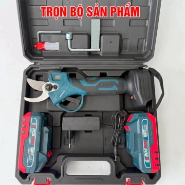 Kéo Cắt Cành Pin BOSHUN BS-CP30BL - Bộ 2 Pin, Không Chổi Than, Cắt tới 3cm, Lưỡi hợp kim - Giá ưu đãi 788.000 VND