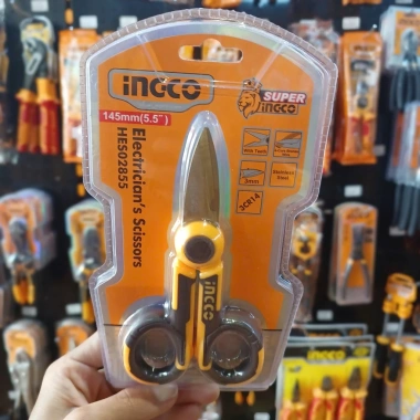Kéo cắt đa năng INGCO HES2.855 145mm - Tiện lợi, cắt tuốc dây điện, đa công năng, 49.000₫