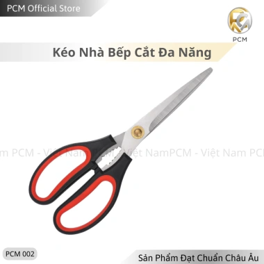 Kéo Cắt Đa Năng PCM002 Thép Không Gỉ - Dễ Sử Dụng, Không Đau Tay, Cắt Thịt