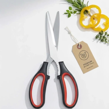 Kéo Cắt Đa Năng PCM002 Thép Không Gỉ - Dễ Sử Dụng, Không Đau Tay, Cắt Thịt