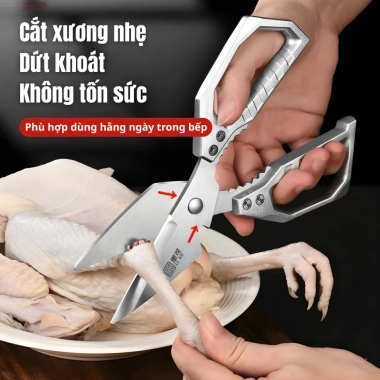 Kéo Cắt Đa Năng SUMI Giảm Lực Cắt 75% - Thép Không Gỉ Siêu Bén, Giá 79.000₫